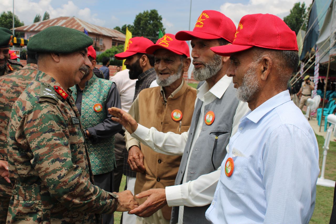 Kilo Force organizes ex-servicemen rally at Sher-e-Kashmir Stadium, B’pora