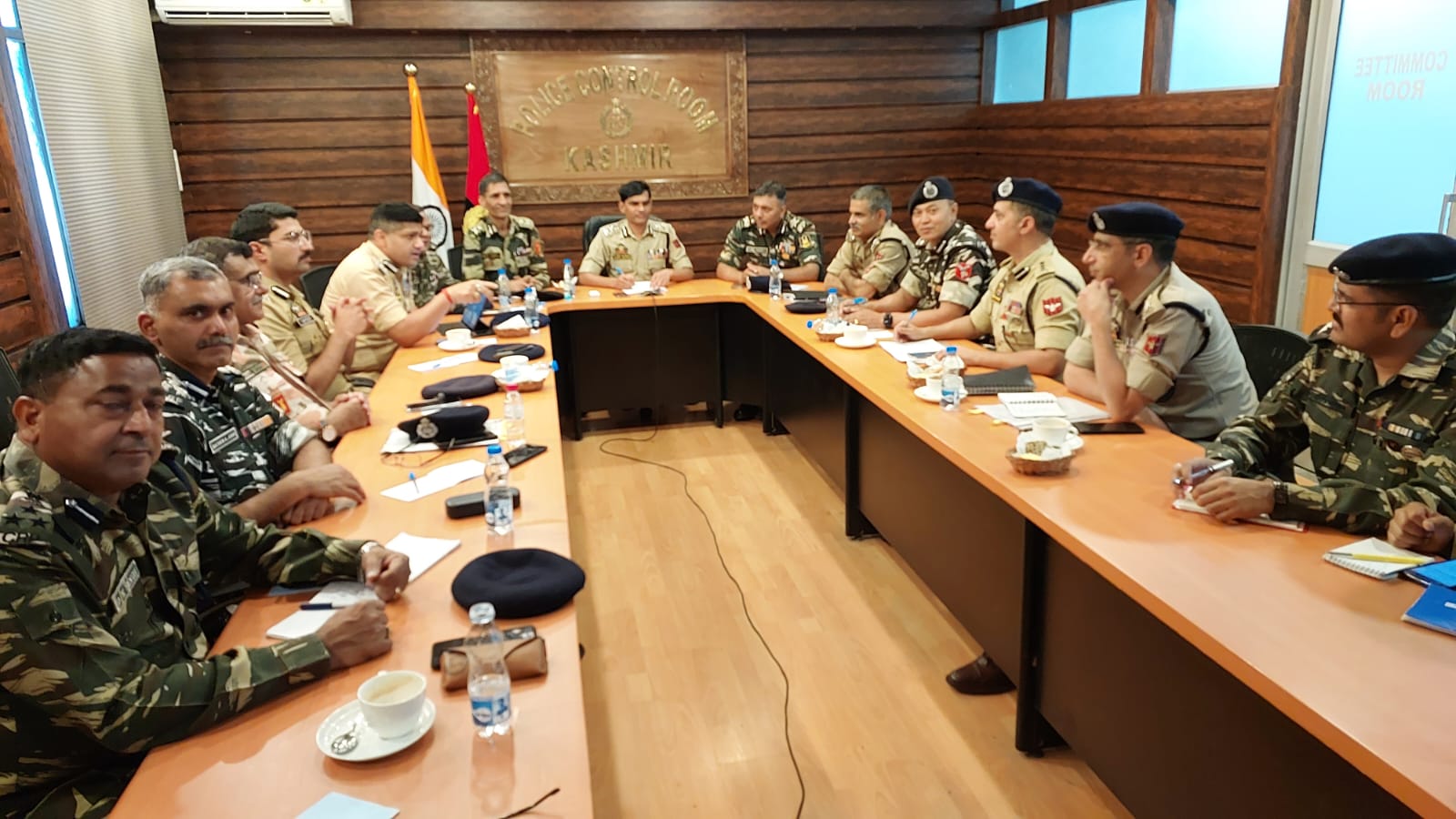 Muharram-2023: ADGP Kashmir chairs joint meeting of police, CAPFs officers