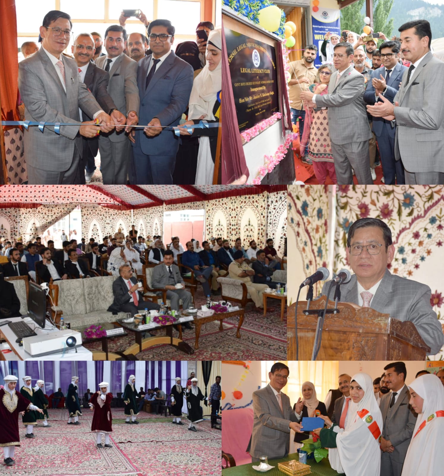 Chief Justice inaugurates Court Complex, Legal Literacy Club at Gurez