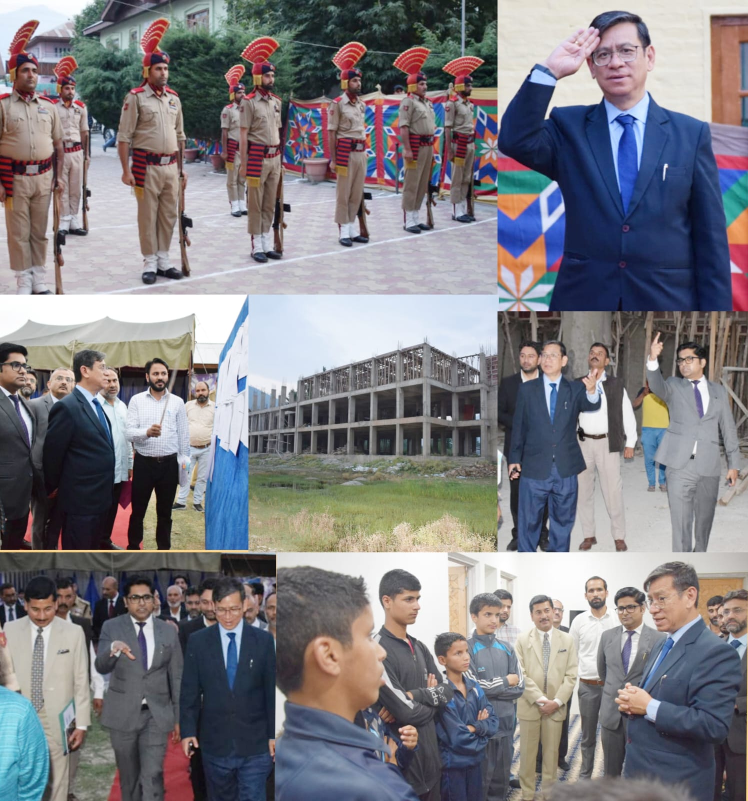 Chief Justice inspects district court complex Bandipora, interacts with judicial officers, Bar