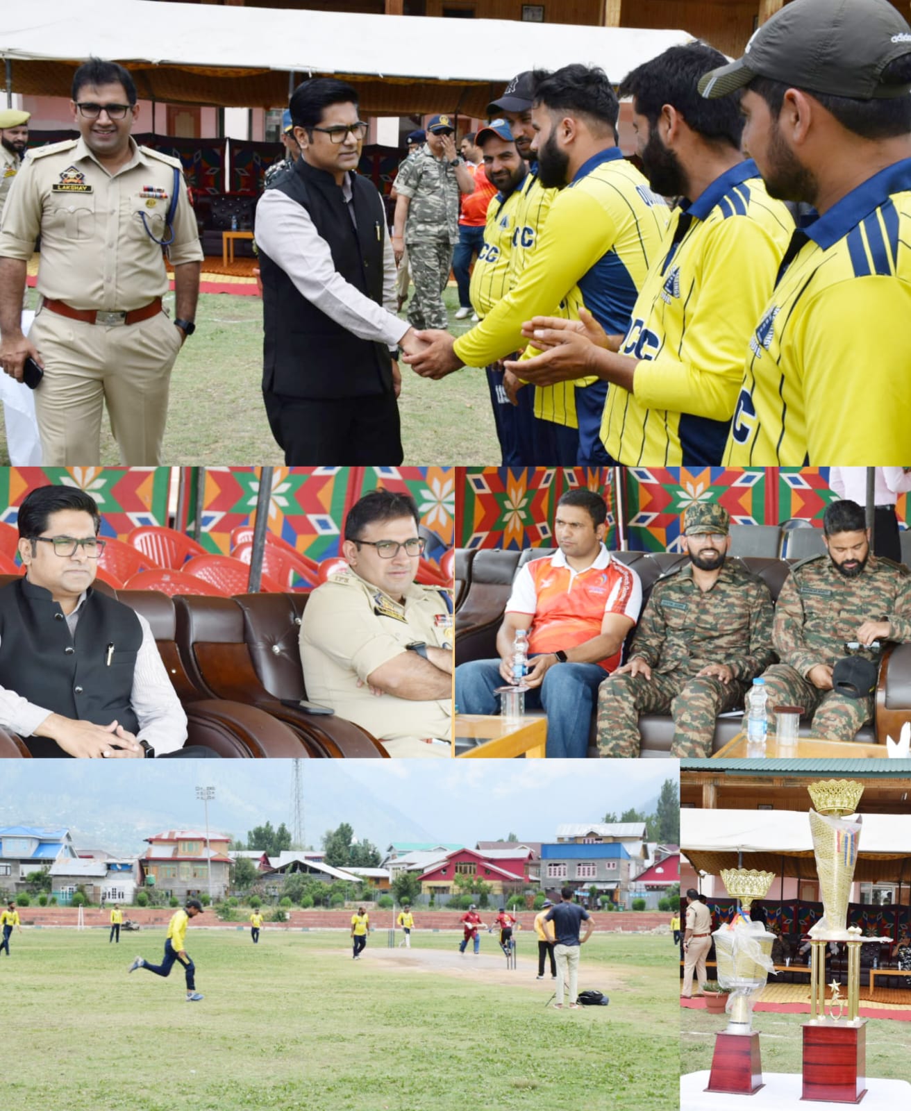 DC Bandipora inaugurates Police Martyrs’ Memorial Cricket Tournament at SK Sports Stadium