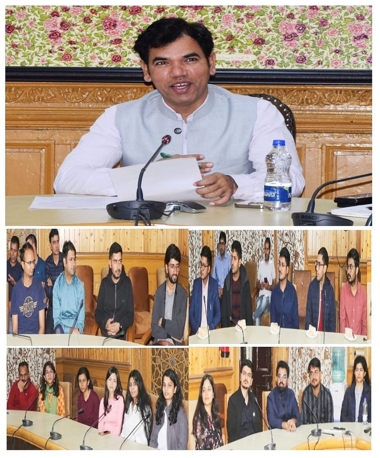 IAS probationers of 2021 batch AGMUT Cadre call on Div Com Kashmir