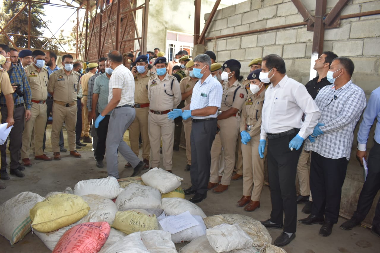 Police, NCB destroy seized contraband worth crores