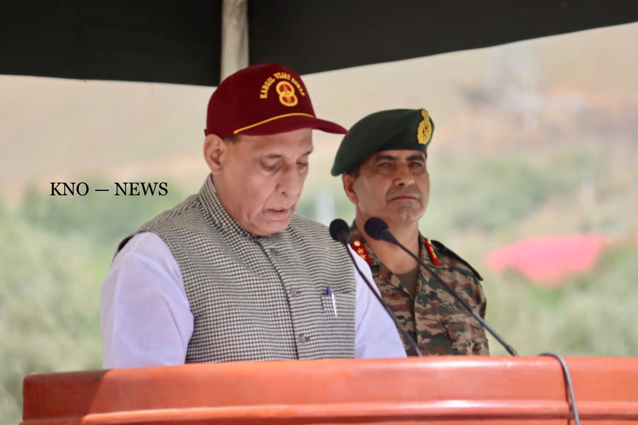In Kargil, defence minister says India will cross LoC if need arises