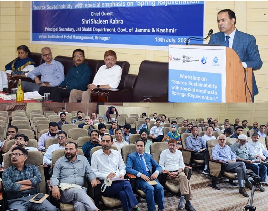Jal Shakti Deptt organizes workshop on ‘Source Sustainability’