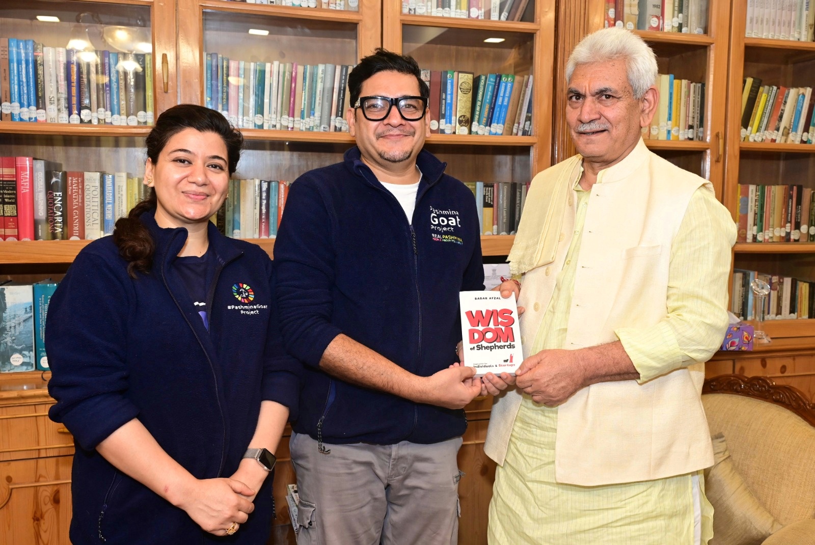 Former Minister, Founder of Pashmina Goat Project call on LG