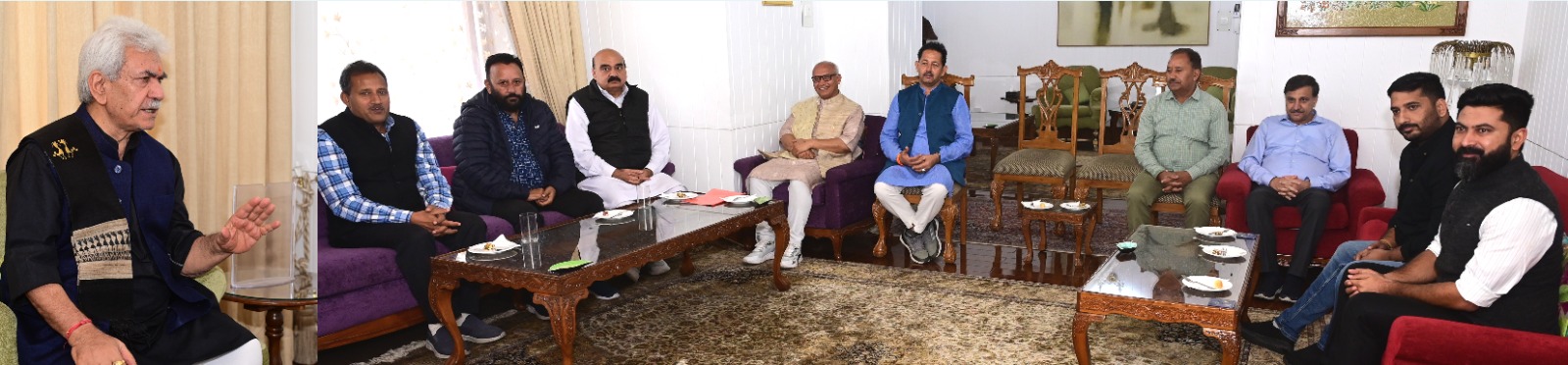 Delegation led by Mayor JMC calls on Lt Governor