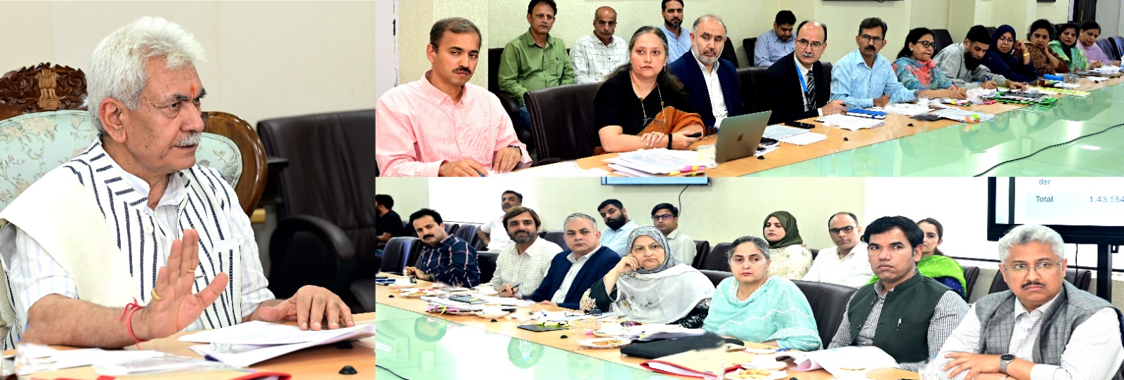 Social safety net, social and economic empowerment of underprivileged govt’s top priority: LG Sinha