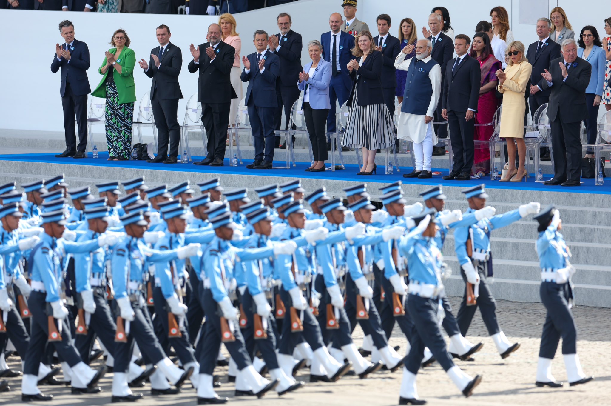 PM participates in Bastille Day parade in France, India’s tri-services marching contingent wows crowds