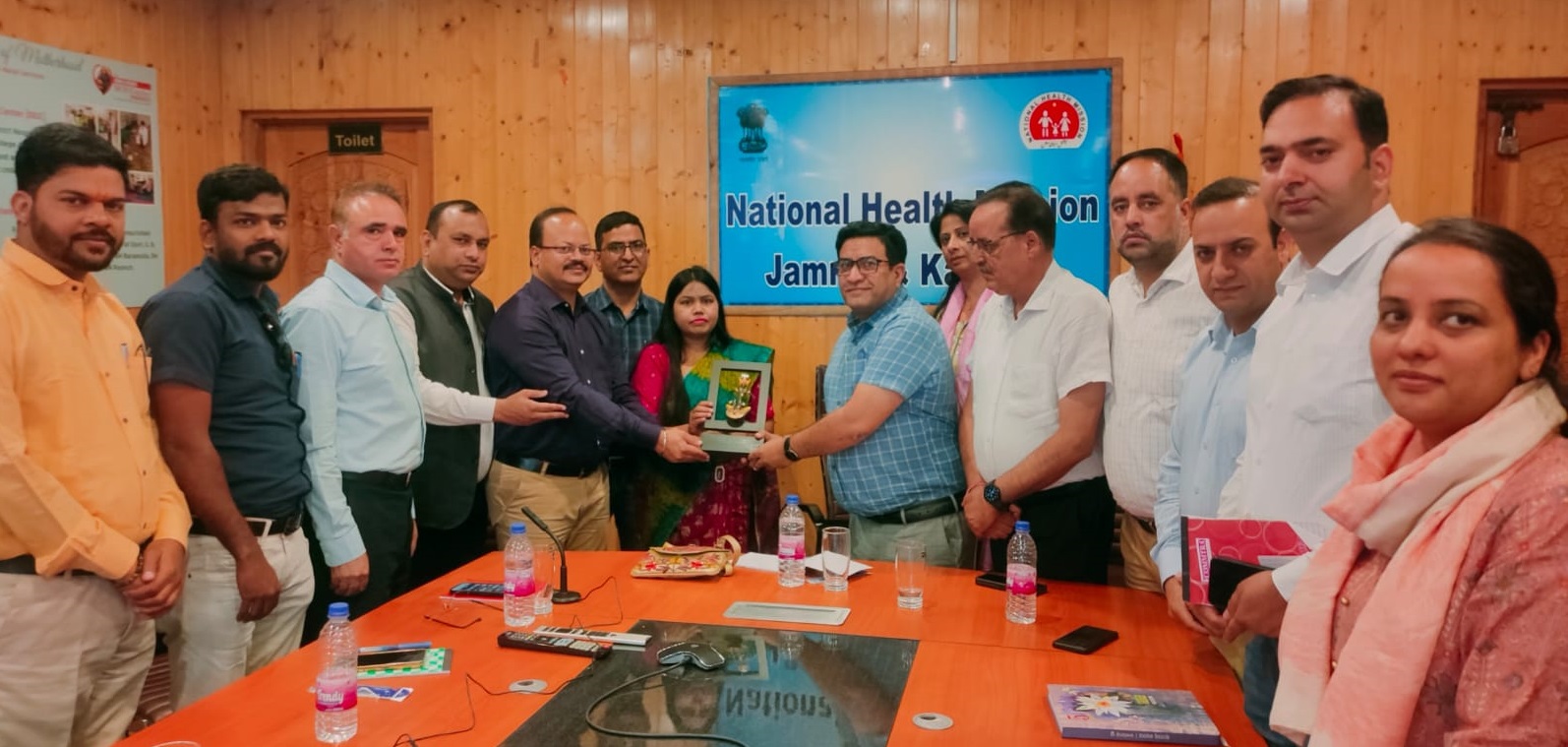 NHM Chhattisgarh officers on visit to J&K to study best practices in healthcare system