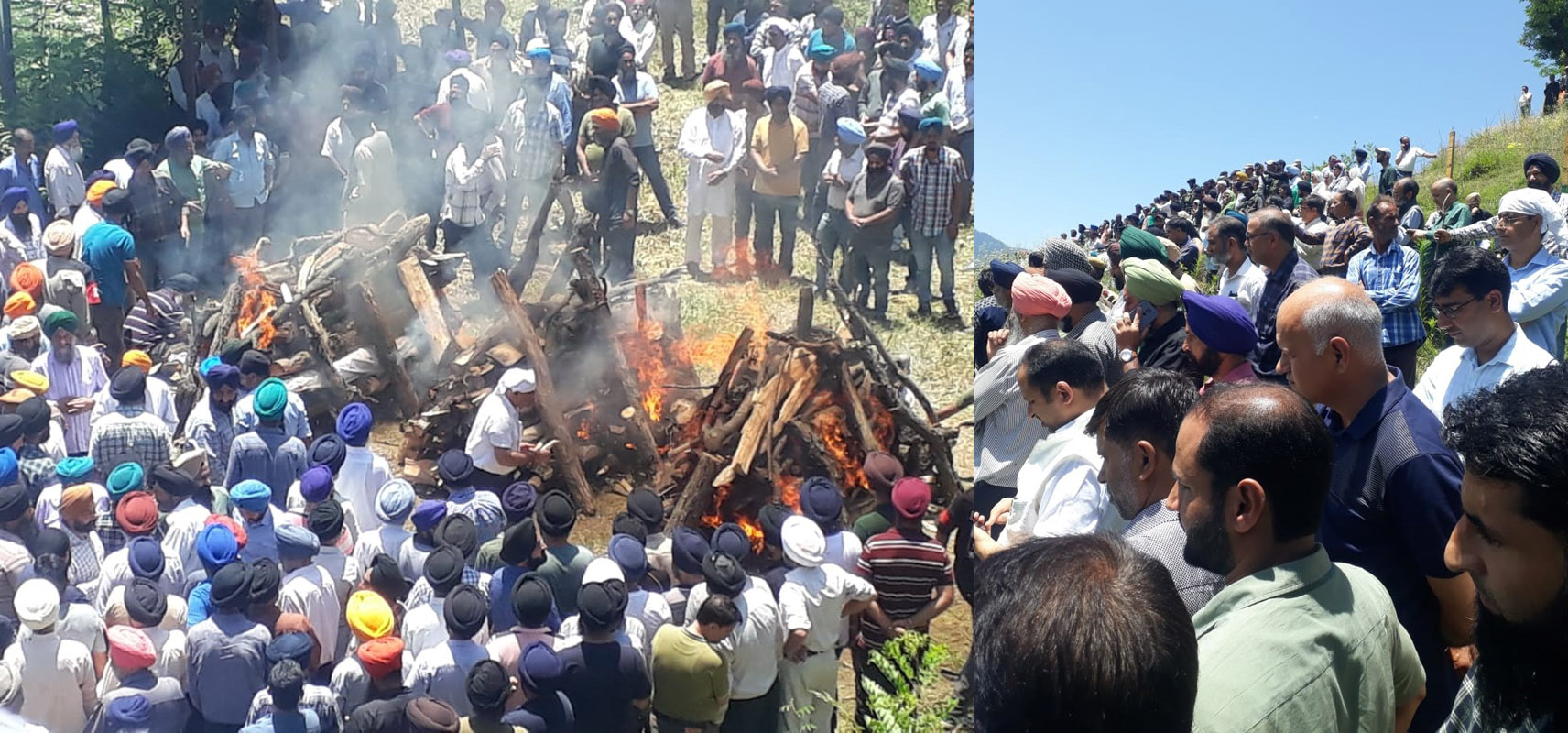 RS Bali, spouse and son cremated in Chandoosa Baramulla