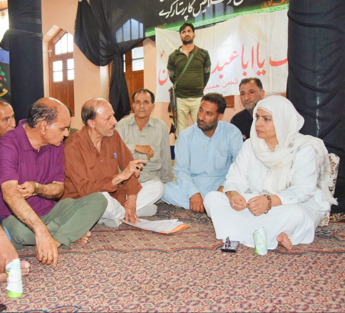 Safeena Beigh reviews arrangements for Muharram processions at Delina