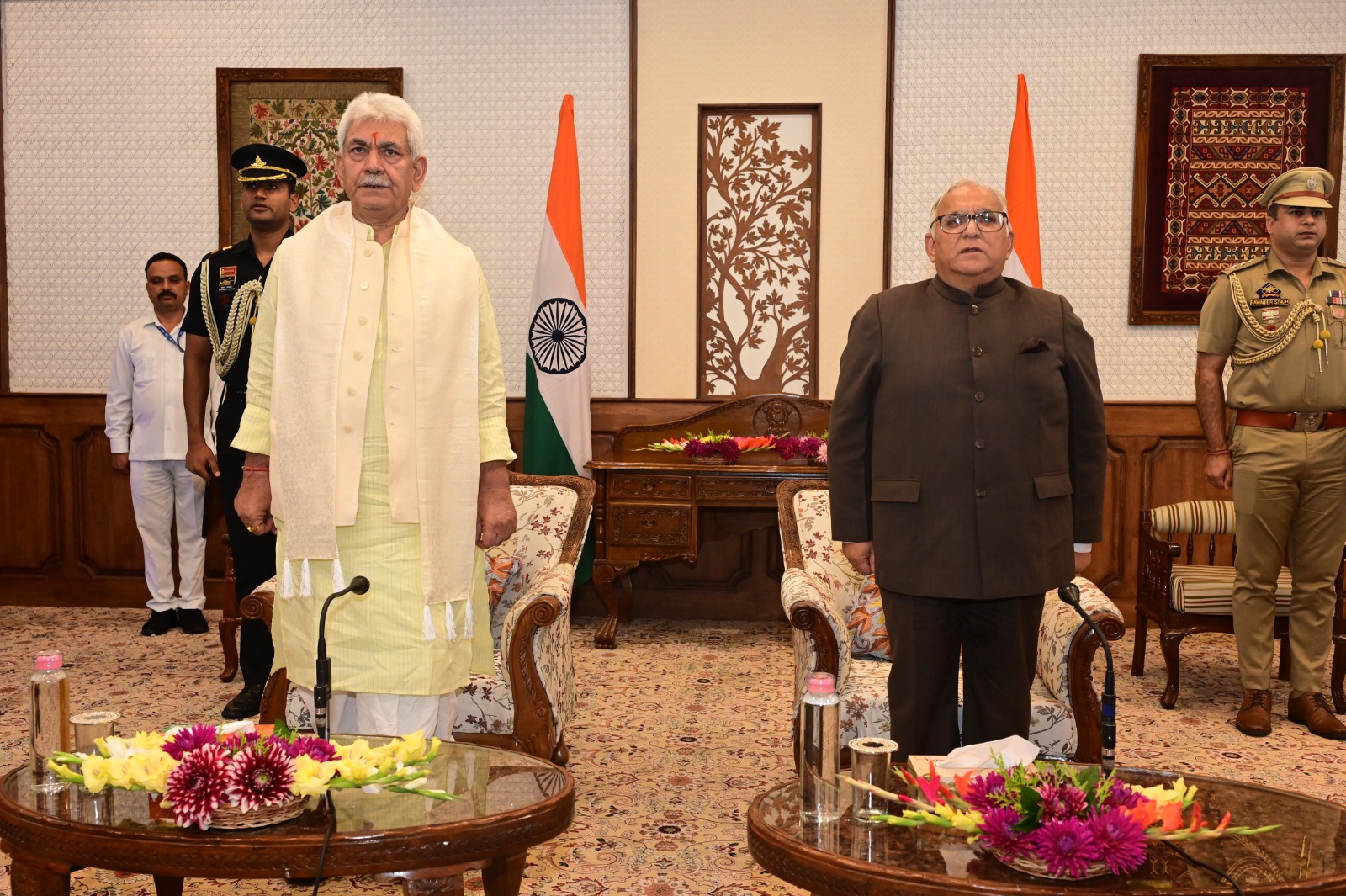 B R Sharma takes oath as J&K’s State Election Commissioner