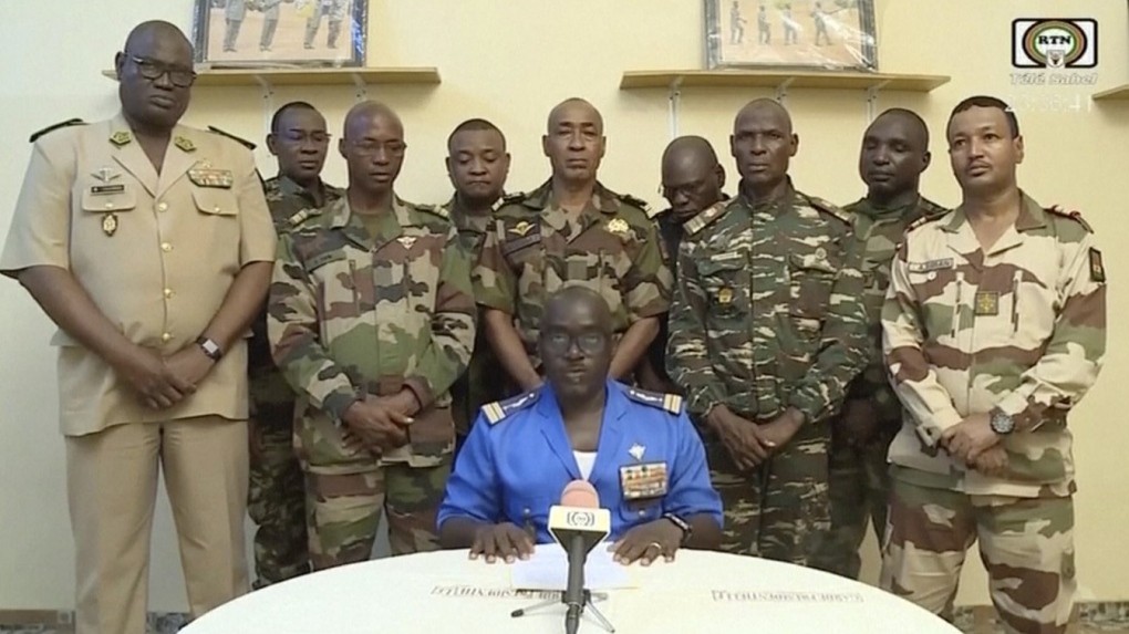 Niger’s president vows democracy will prevail after mutinous soldiers detain him and declare a coup