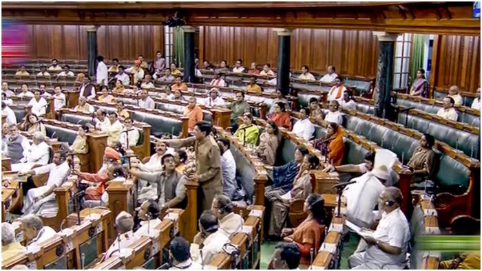 Lok Sabha adjourned for day after passage of two bills amid protests over Manipur issue