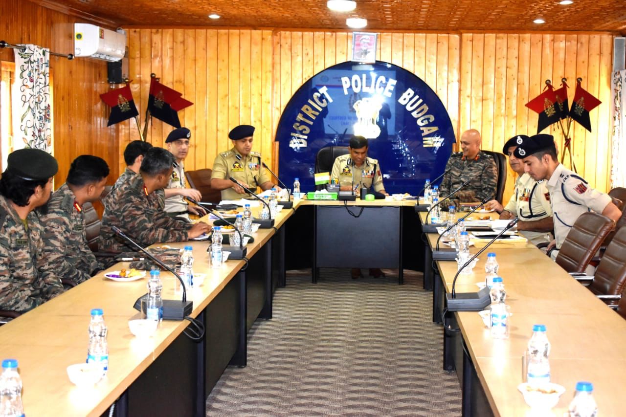 ADGP Kashmir, GOC Victor force chair security review meetings