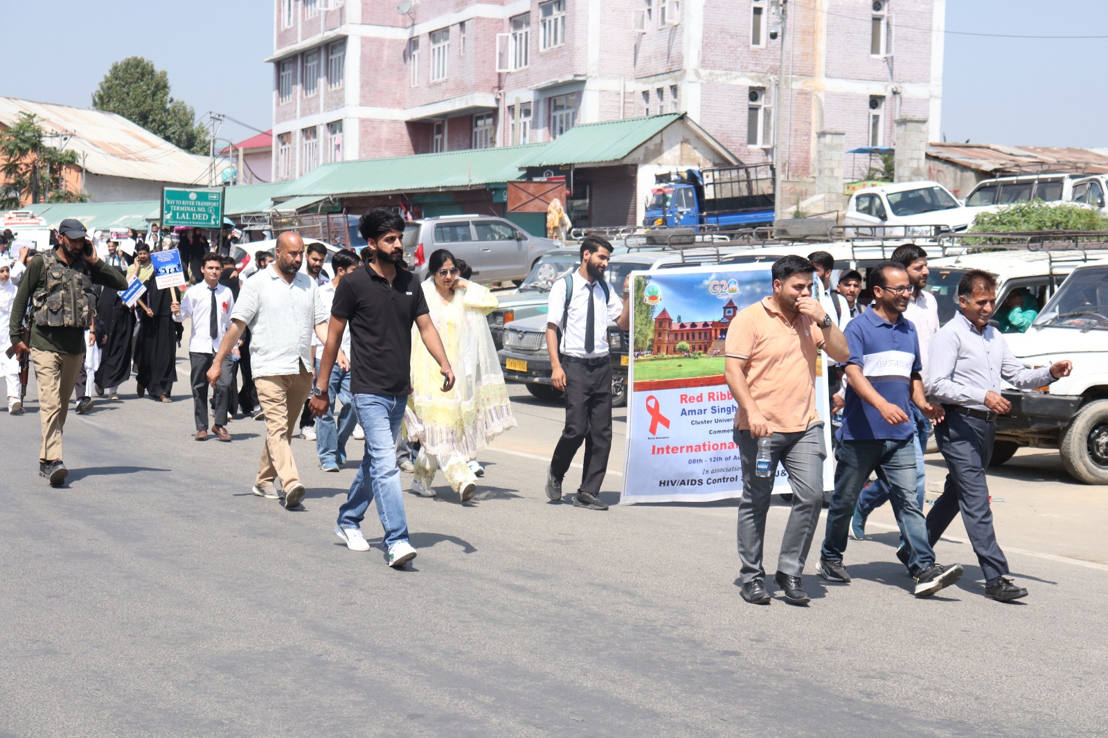 City colleges hold walkathon under AKAM