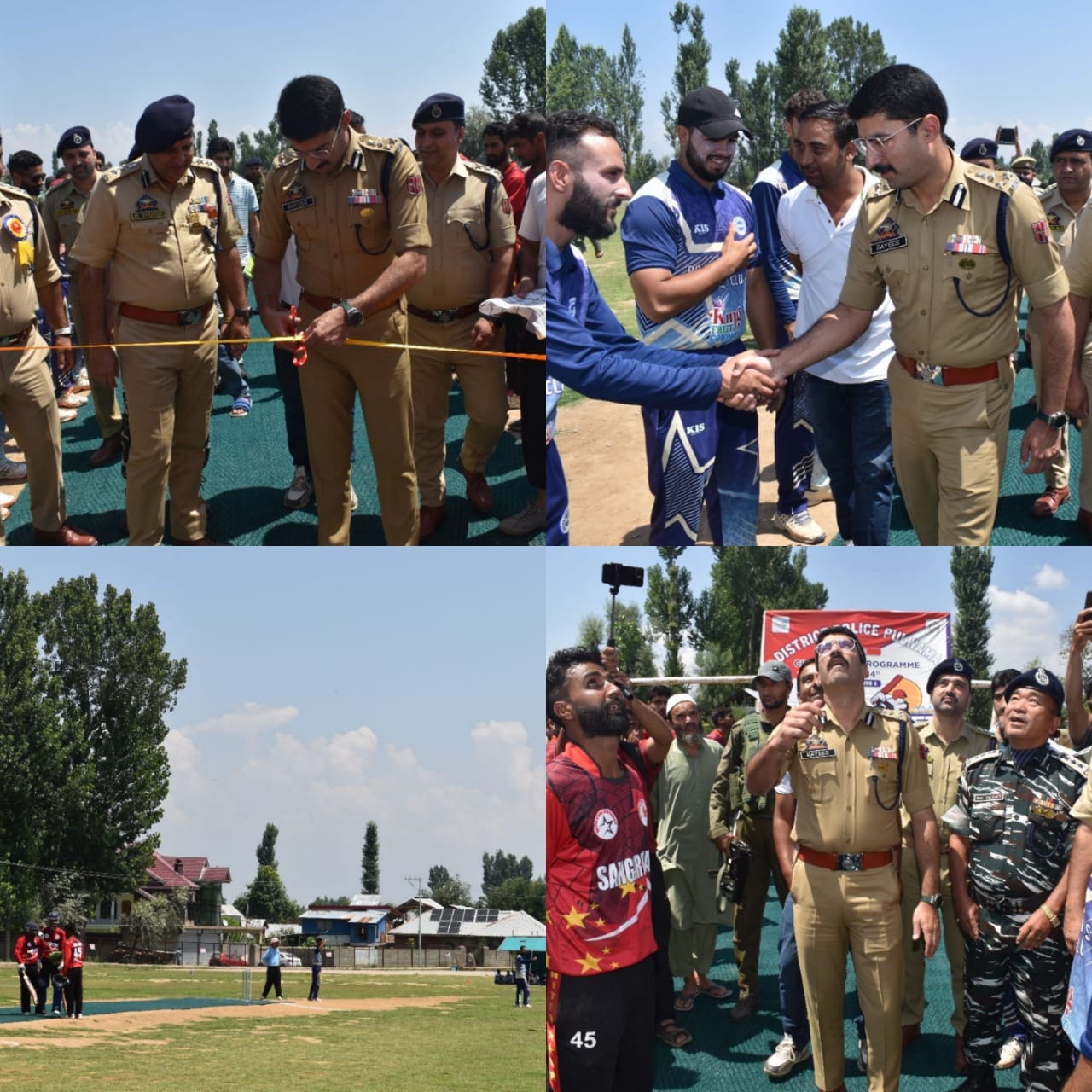 DIG SKR inaugurates T-20 knockout cricket tournament in Pulwama