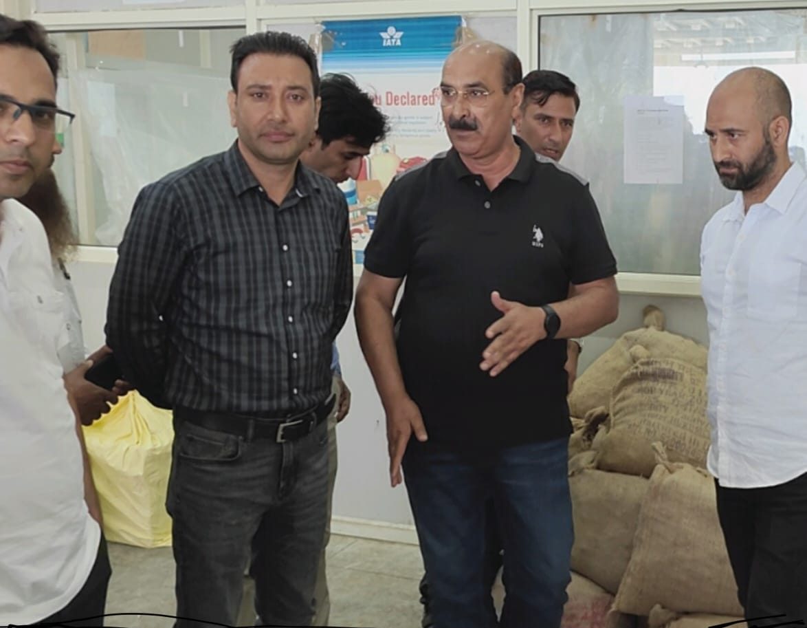 Director Agriculture led enforcement flying squad seizes saffron corms being exported outside Valley