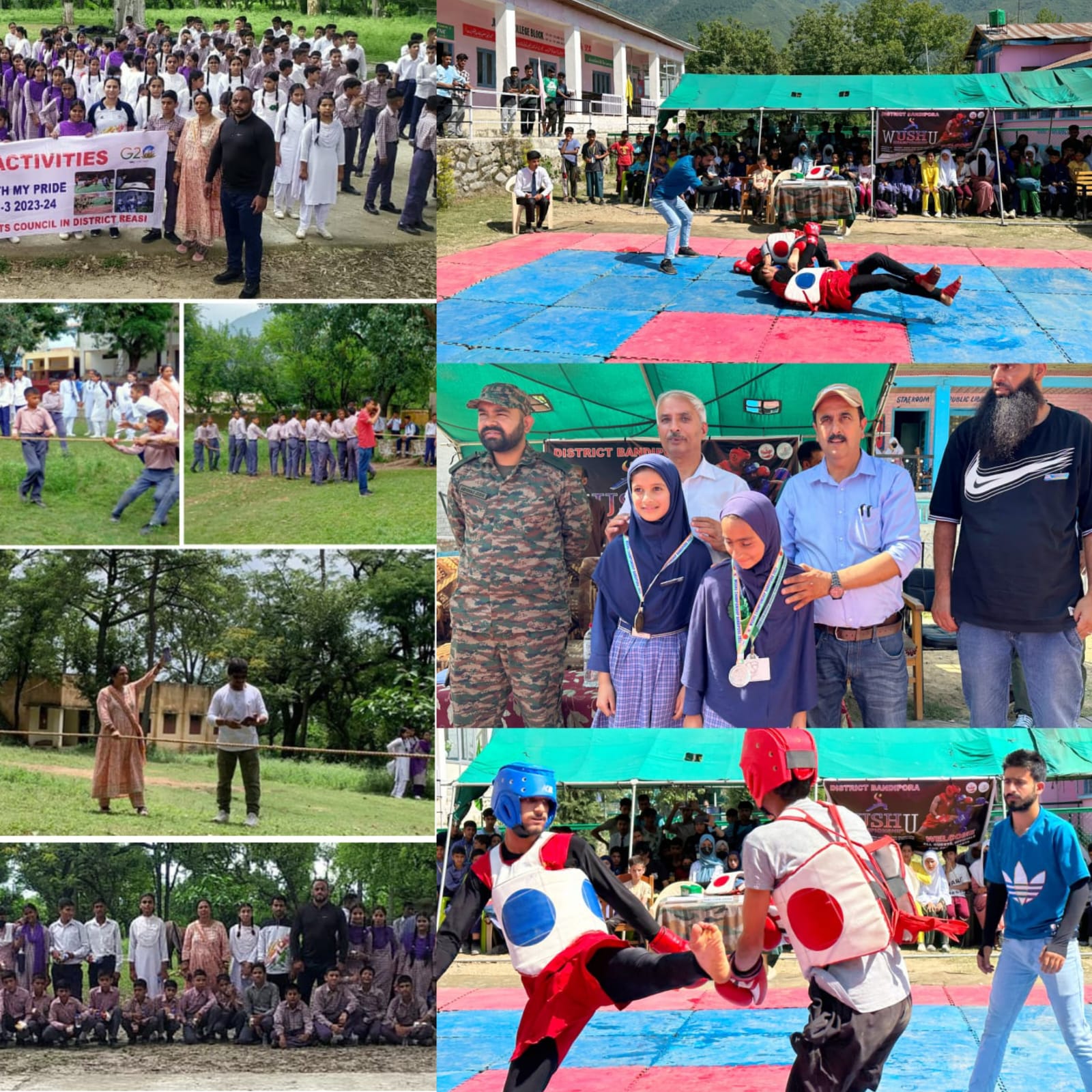 District Wushu Championship concludes in Bandipora