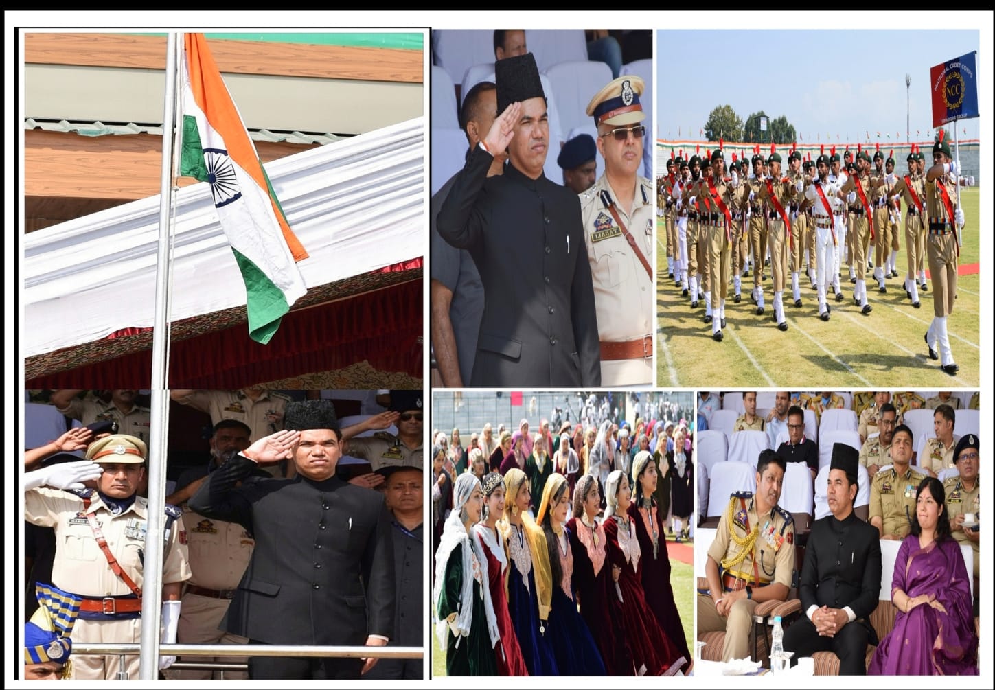 Full dress rehearsals for 77th Independence Day held across Kashmir