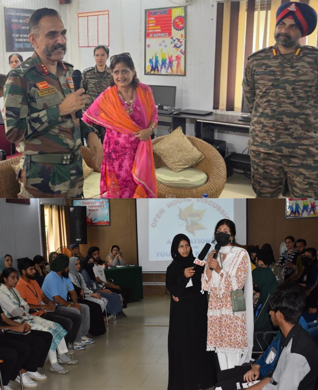 Open house discussion conducted at Chinar Nau Jawan Club