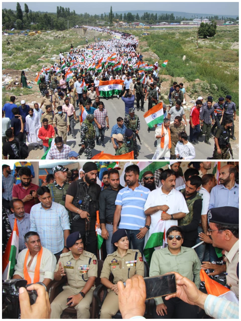 Meri Maati Mera Desh” campaign: Police organise events in various police establishments across valley