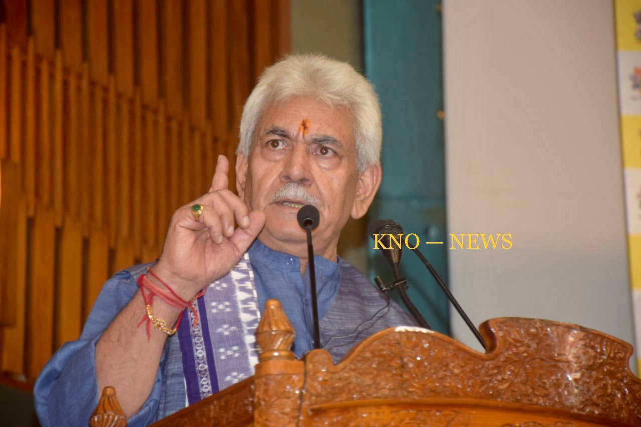 Those misguiding people on land for landless responsible for 50000 innocent killings in J&K: LG Sinha