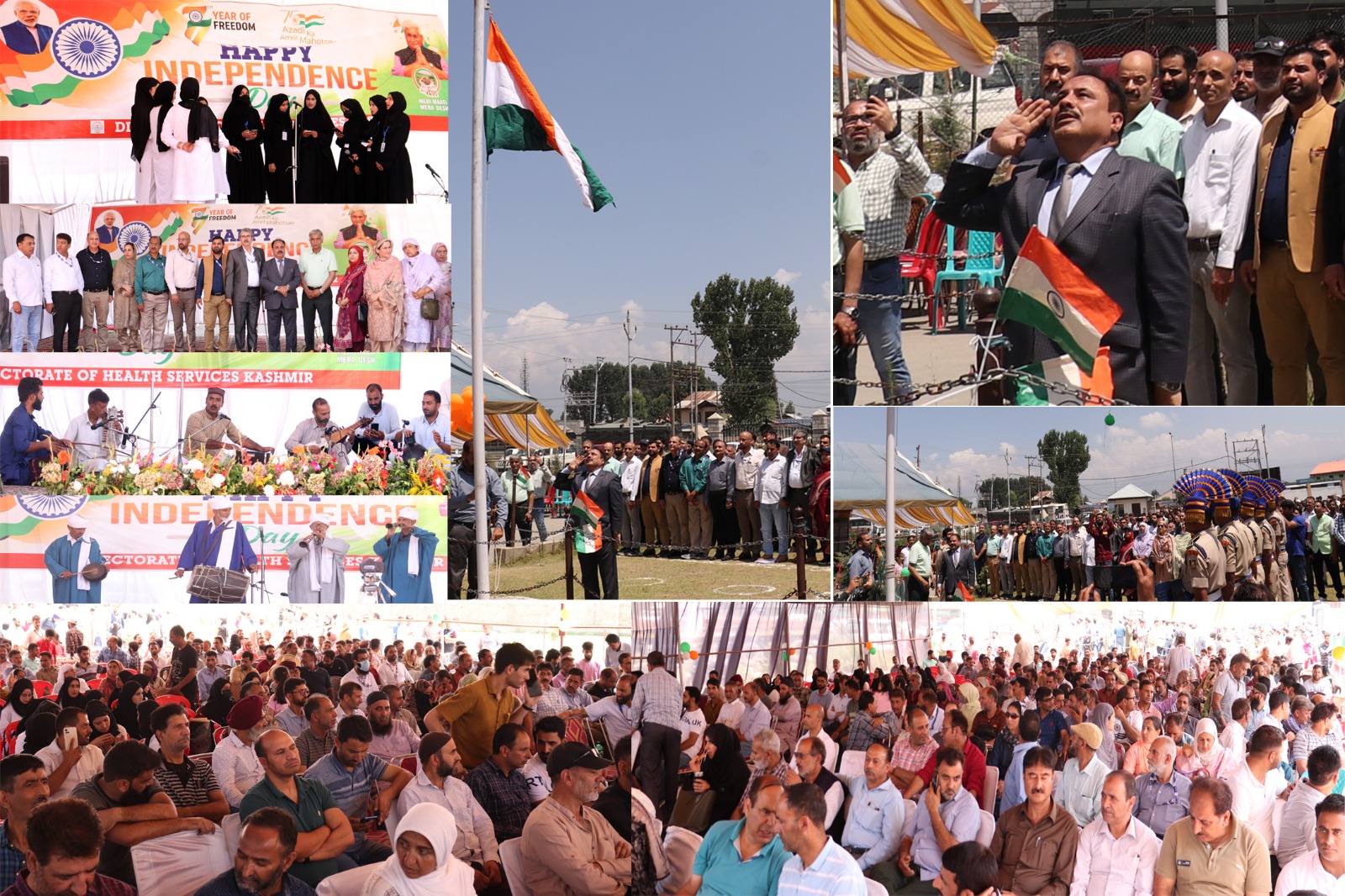 Independence Day 2023 celebrated across Kashmir hospitals