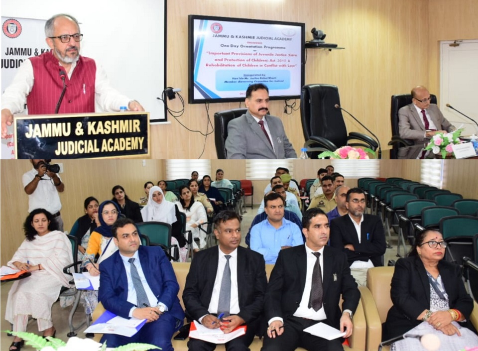 Orientation programme on on Juvenile Justice Act, Rehab of Children in conflict with Law organized