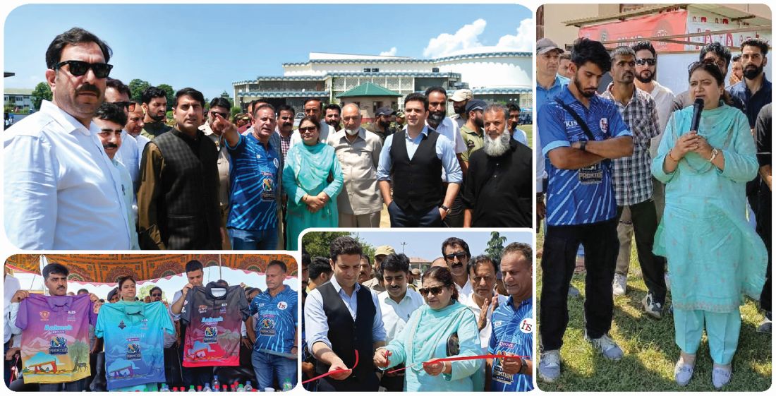 KU VC inaugurates Ground C, JK Premier League
