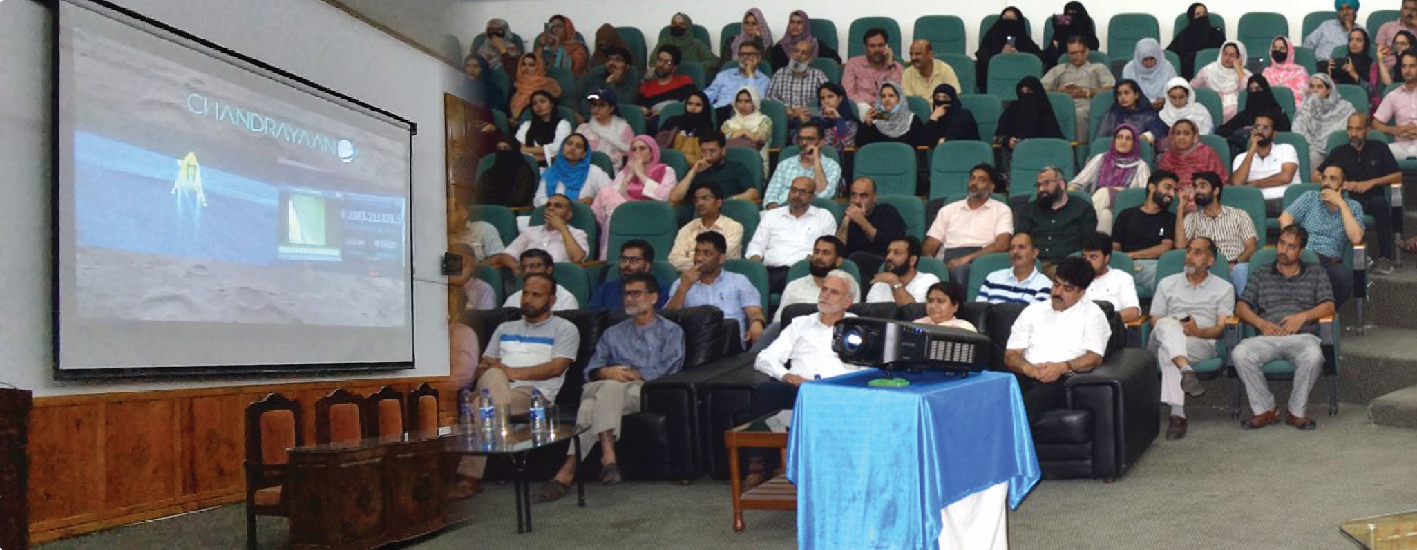 KU watches live moon landing of Chandrayaan 3