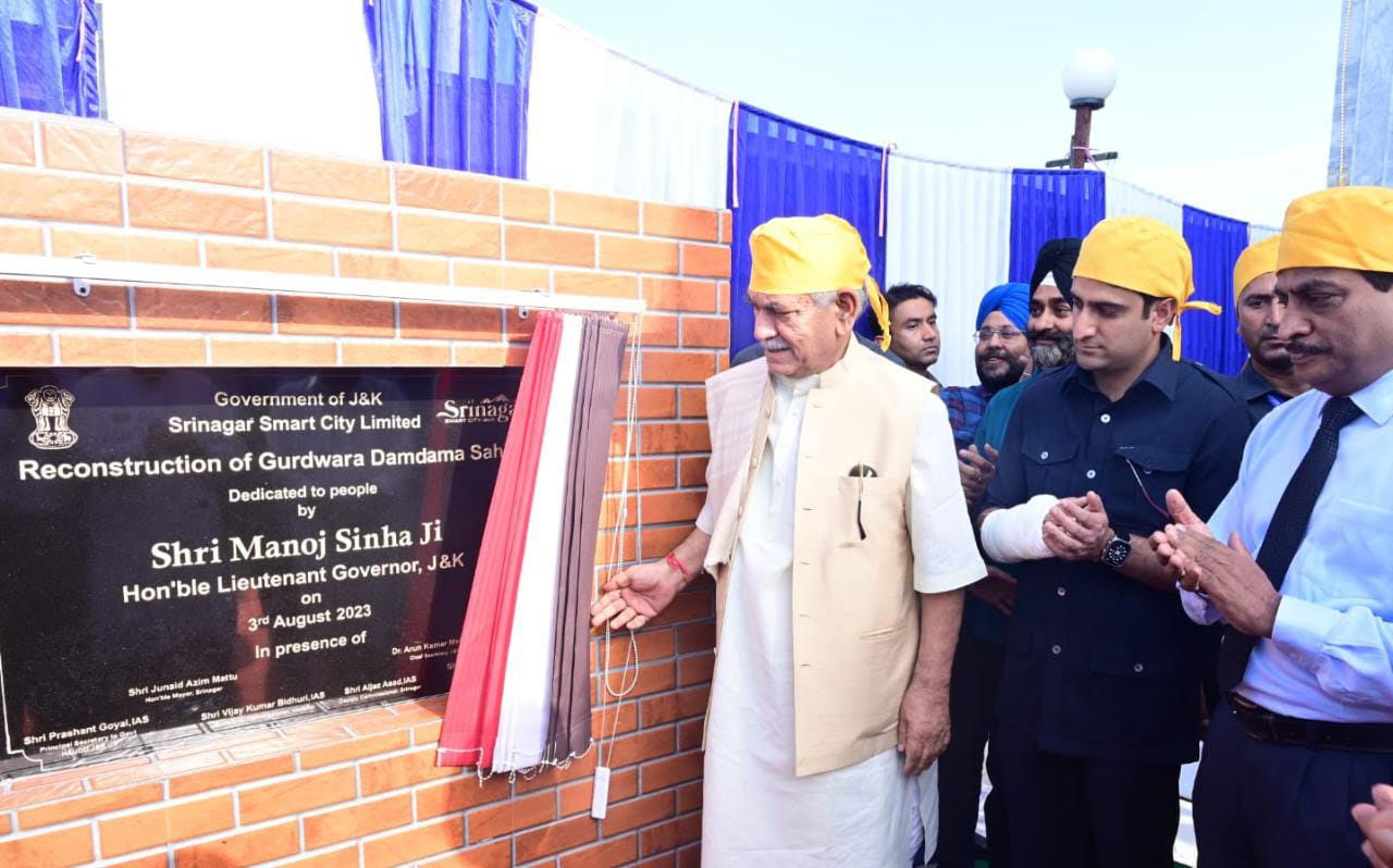 LG dedicates Damdama Sahib Gurdwara to devotees