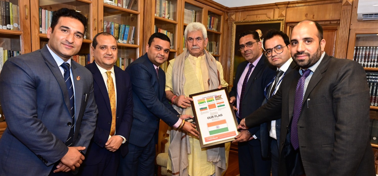 Zonal Head ICICI Bank calls on Lt Governor