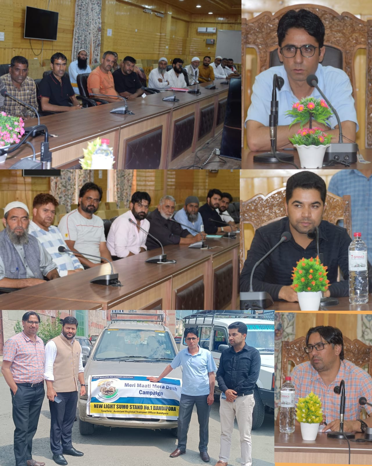 RTO Kashmir meets transporters in Bandipora