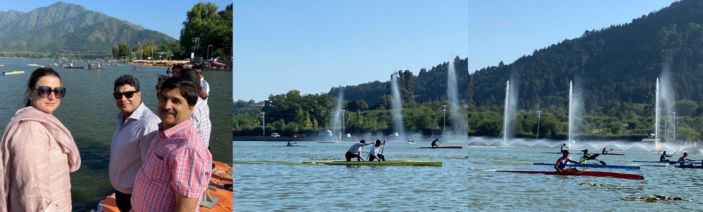 National Sports Day Week: Water Sports activities organised in Dal Lake to mark celebrations