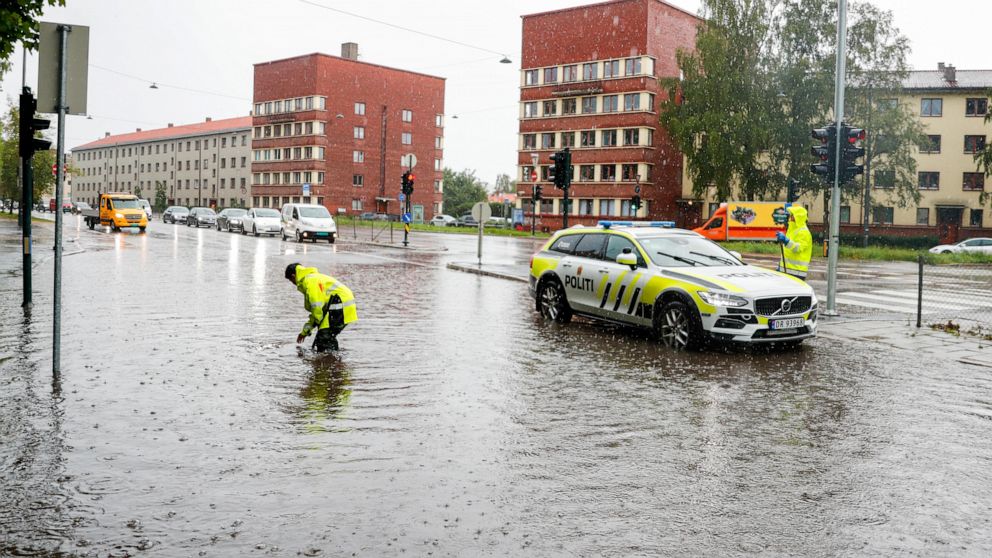 Stormy weather across northern Europe kills at least 1 person, and idles ferries and delays flights