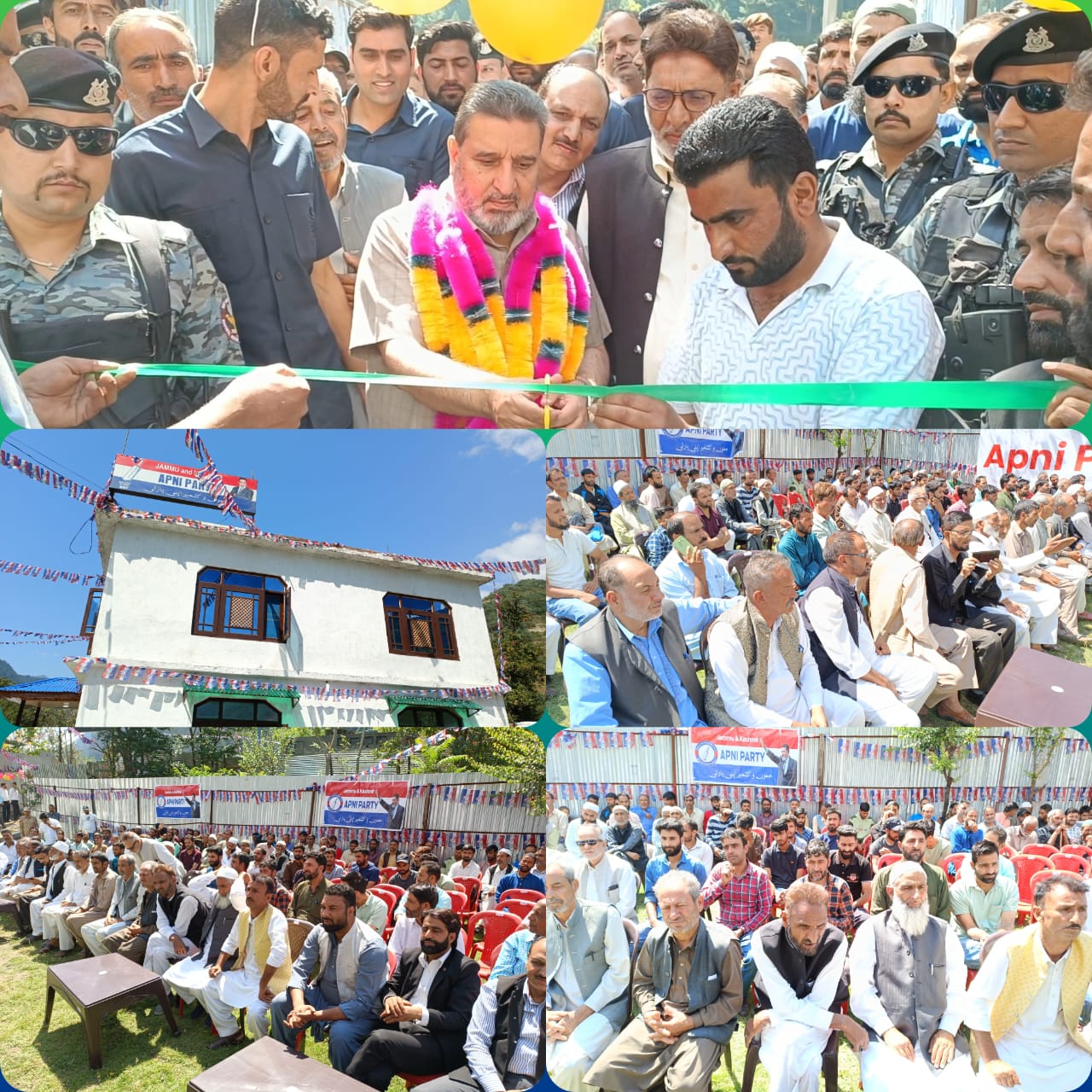 Altaf Bukhari begins three-day visit to Uri