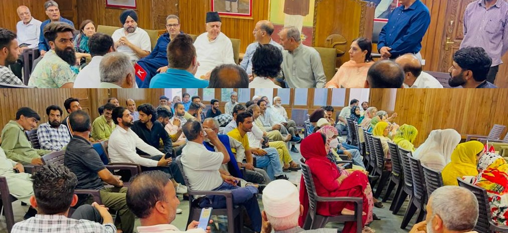 Dr Farooq reaffirms party’s commitment towards ending urban poverty, unemployment