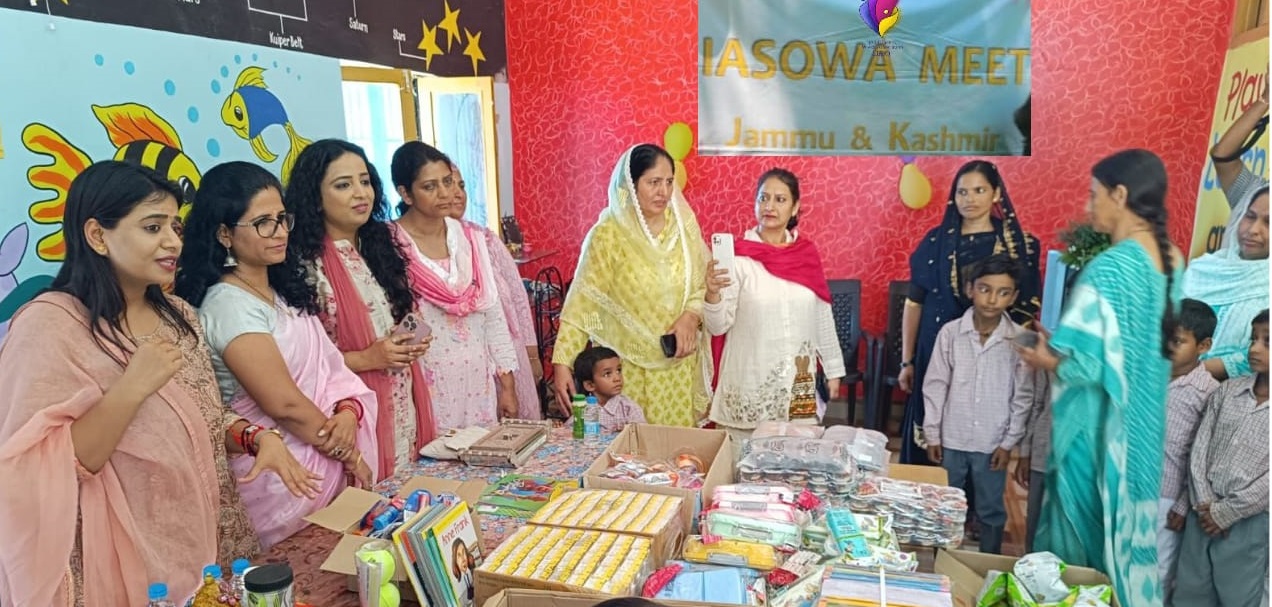 IASOWA J&K members conduct donation drives at Jammu and Delhi