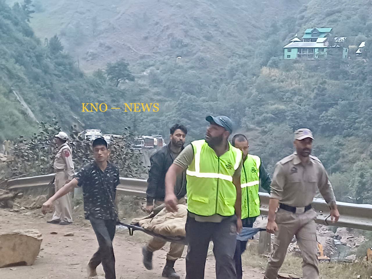 Four killed as boulder sends truck hurtling down hill in Banihal