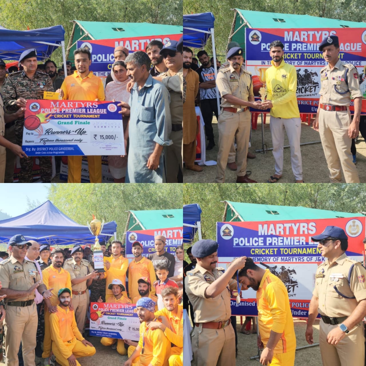 Martyrs Police Premier League T-20 cricket tournament concludes in Ganderbal