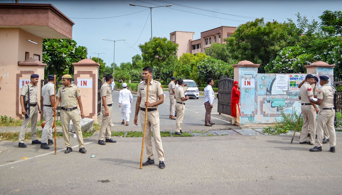 Nuh clashes: Cong MLA Mamman Khan held; mobile Internet suspended, Section 144 imposed