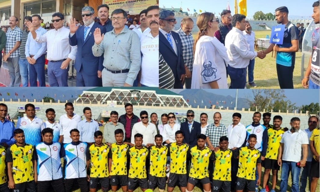 Sarmad Hafeez kickstarts 52nd Senior National Men’s Handball Championship at Srinagar