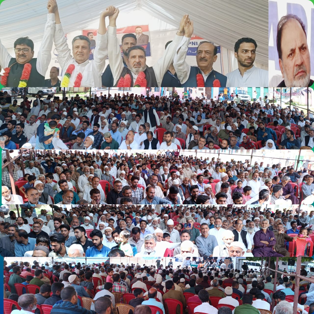 Apni Party holds a public meeting in Warpora
