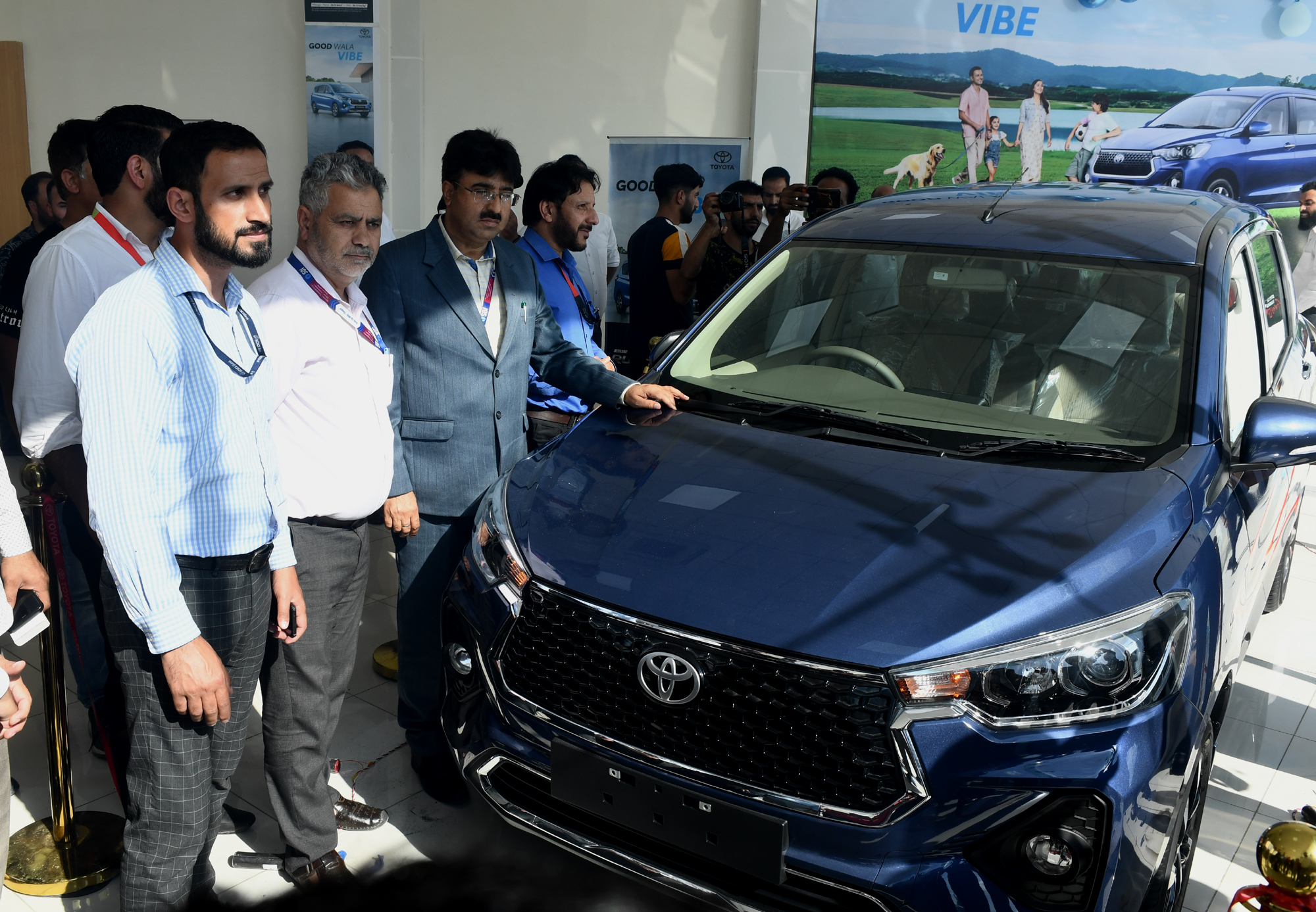 Autowings Toyota Unveils the Toyota RUMION at Headquarters in Hyderpora, Srinagar