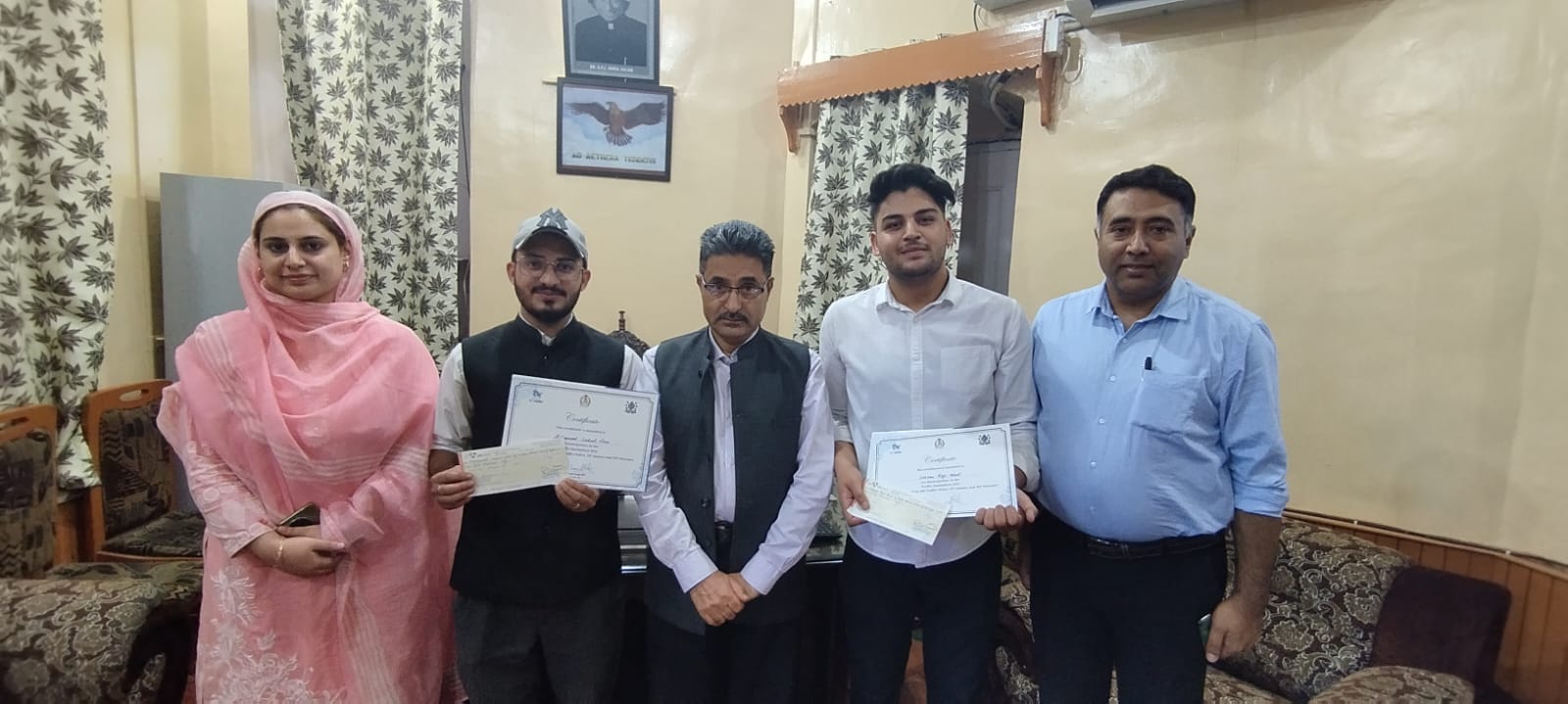 Two students of SP College secure 4th position in Traffic Hackathon-2022