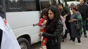 Thousands of Armenians flee Nagorno-Karabakh as Turkish president set to visit Azerbaijan