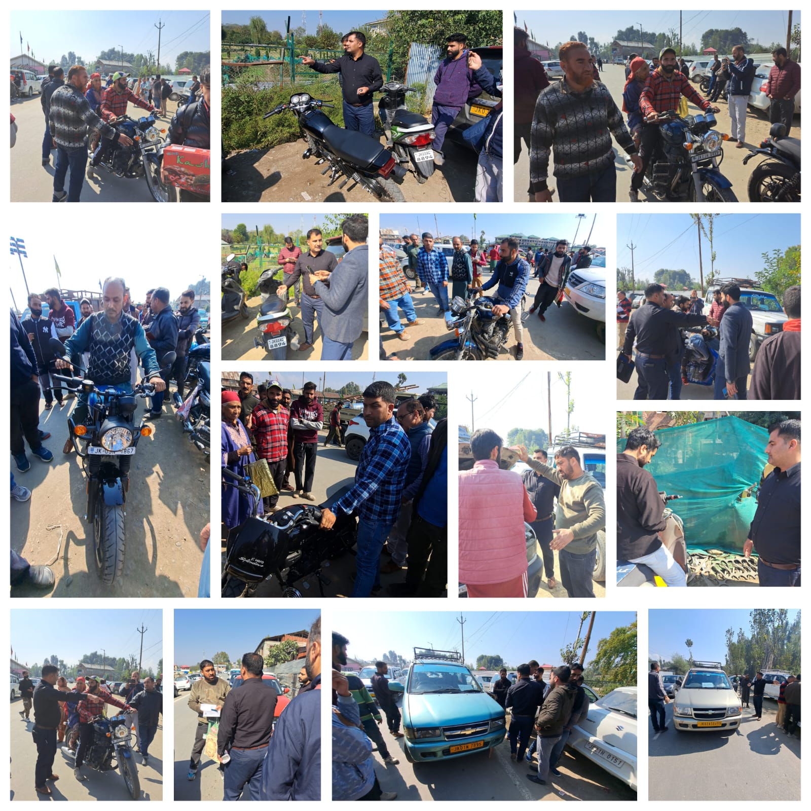 District Admin Anantnag cracks down on traffic violators