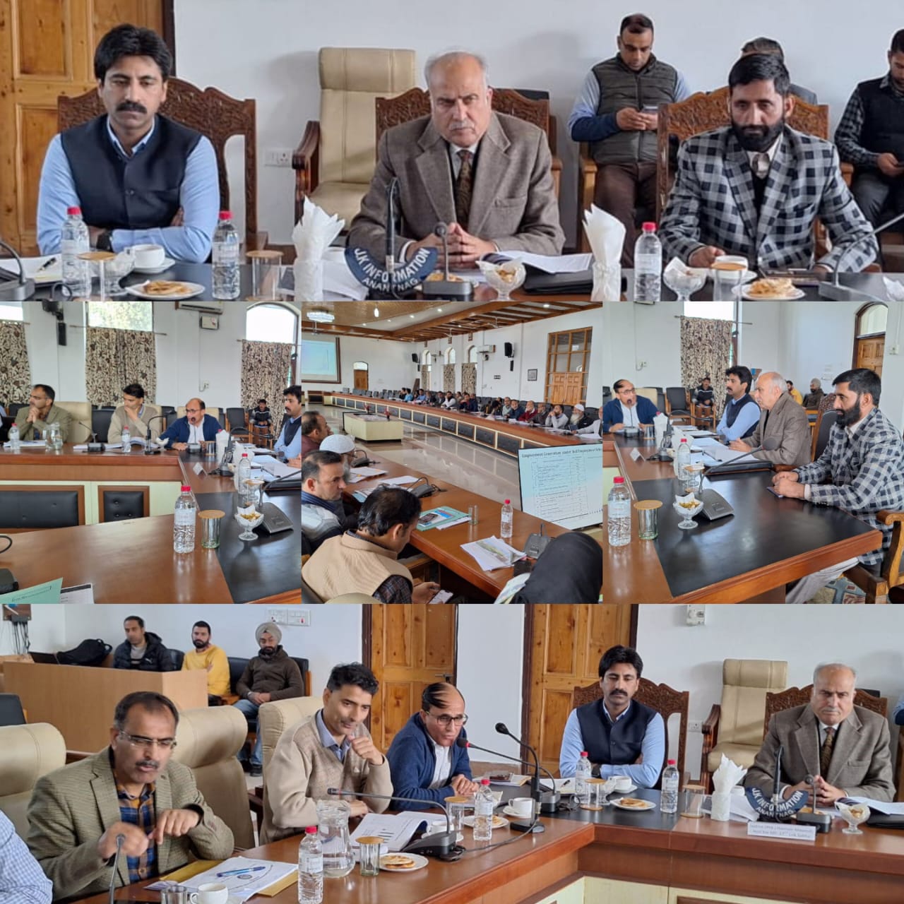 Masoodi chairs DISHA meeting at Anantnag